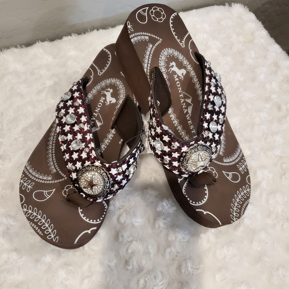 Montana West flip flops